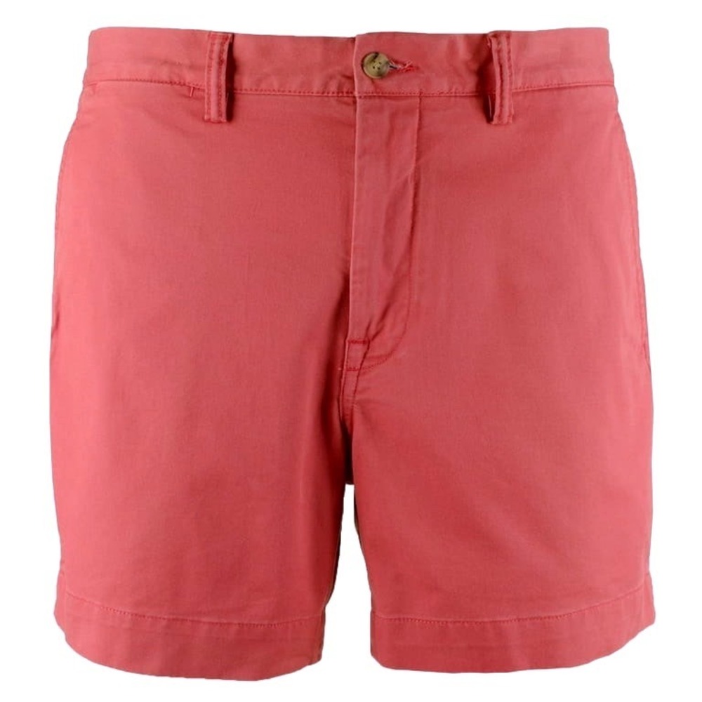 Polo Ralph Lauren‎ Mens Chino Shorts 46B Red Salmon Preppy Coastal Summer Cotton